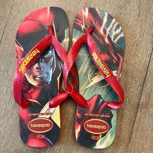 Havaianas Unisex DC Comics FLASH Flip Flop Sandal Size M6/7 W7/8